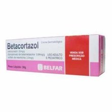 Betacortazol 20mg + 0,5mg + 2,5mg, caixa com 1 bisnaga com 30g de creme de  uso dermatológico