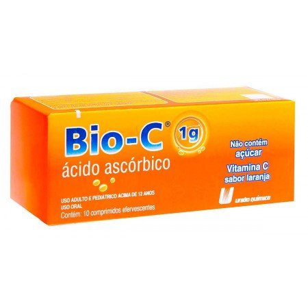 Bio-C Comprimido 1 Caixa com 10 Drágeas Efervescentes Bio-C Comprimido 1 Caixa com 10 Drágeas Efervescentes