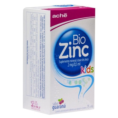 Biozinc Kids frasco com 75ml Biozinc Kids frasco com 75ml
