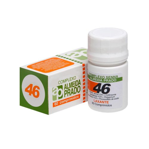 Complexo Senna Almeida Prado n°. 46 0005 + 002g + 0015g com 60 comprimidos Complexo Senna Almeida Prado n°. 46 0005 + 002g + 0015g com 60 comprimidos