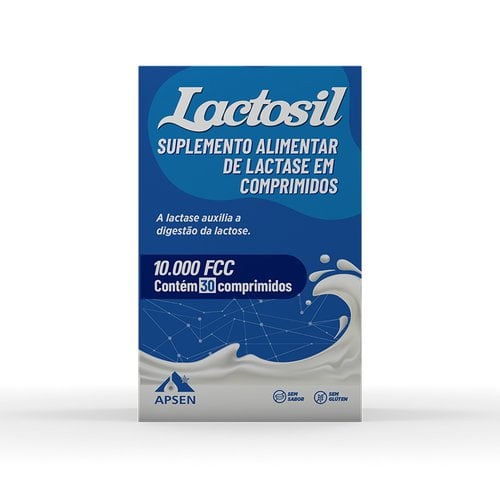 Suplemento Alimentar Lactosil 10.000FCC c/ 30 Comprimidos Suplemento Alimentar Lactosil 10.000FCC c/ 30 Comprimidos