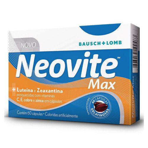 Neovite Max frasco com 60 cápsulas Neovite Max frasco com 60 cápsulas