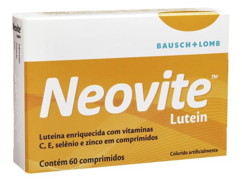 Neovite Lutein caixa com 60 comprimidos revestidos Neovite Lutein caixa com 60 comprimidos revestidos