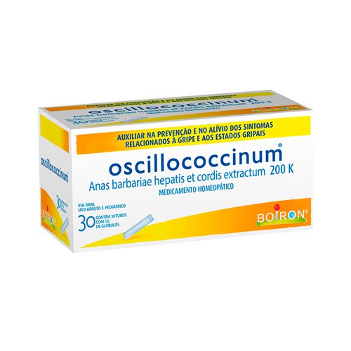Oscillococcinum 30 Tubos c/ 1g de Glóbulos Oscillococcinum 30 Tubos c/ 1g de Glóbulos