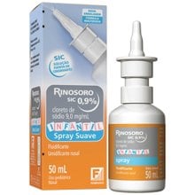 Rinosoro SIC 9mg/mL, frasco spray com 50mL de solução de uso nasal, infantil Rinosoro SIC 9mg/mL, frasco spray com 50mL de solução de uso nasal, infantil