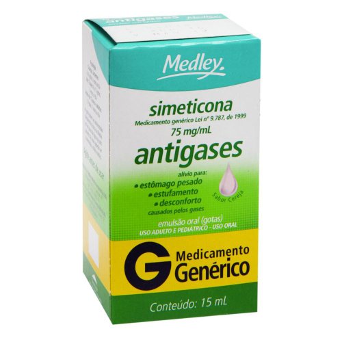 Simeticona - Medley 75mg emulsão oral frasco com 15ml Simeticona - Medley 75mg emulsão oral frasco com 15ml