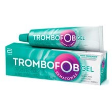 Trombofob Gel 200UI/g, caixa contendo 1 bisnaga com 40g de gel de uso dermatológico Trombofob Gel 200UI/g, caixa contendo 1 bisnaga com 40g de gel de uso dermatológico