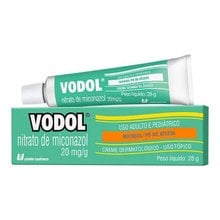 Vodol 20mg/g, caixa com 1 bisnaga com 28g de creme de uso dermatológico Vodol 20mg/g, caixa com 1 bisnaga com 28g de creme de uso dermatológico