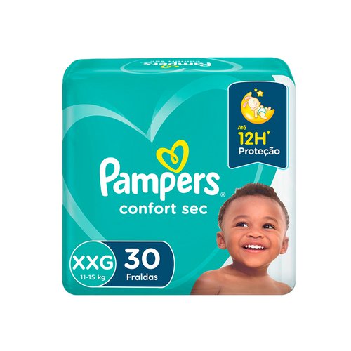 Fralda Descartável Pampers Confort Sec XXG 30Un Fralda Descartável Pampers Confort Sec XXG 30Un