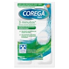 Limpador de Dentadura Corega Tabs Antibacteriano Branqueador 6 Comprimidos Efervescentes Limpador de Dentadura Corega Tabs Antibacteriano Branqueador 6 Comprimidos Efervescentes