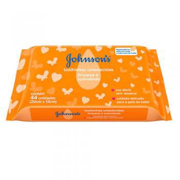Toalha Umedecida Johnsons Limpeza E Suavidade c/44 Toalha Umedecida Johnsons Limpeza E Suavidade c/44