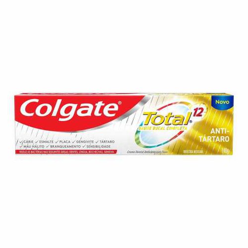 Pasta de Dente Colgate Total 12 Anti-Tártaro c/ 140g Pasta de Dente Colgate Total 12 Anti-Tártaro c/ 140g