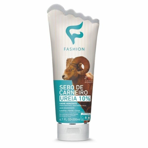 Creme Fashion Sebo De Carneiro Tradicional 10% Ureia 200ml Creme Fashion Sebo De Carneiro Tradicional 10% Ureia 200ml