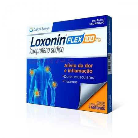 Loxonin Flex 100mg 7 Adesivos Transdérmicos Loxonin Flex 100mg 7 Adesivos Transdérmicos