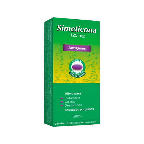 Simeticona 125mg Cimed 10 Cápsulas Simeticona 125mg Cimed 10 Cápsulas