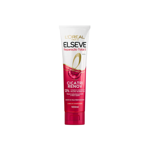 Leave-In Multireperador L'Oréal Paris Elseve Reparação Total 5 Cicatri Renov 100ml Leave-In Multireperador L'Oréal Paris Elseve Reparação Total 5 Cicatri Renov 100ml