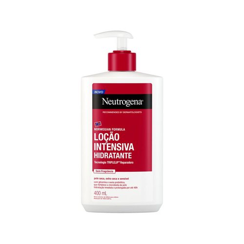 Hidratante Intensivo Neutrogena Norwegian Sem Fragrância 400ml Hidratante Intensivo Neutrogena Norwegian Sem Fragrância 400ml