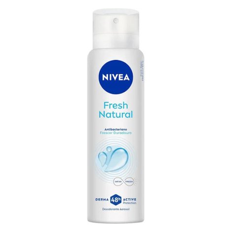 Desodorante Antitranspirante Aerosol Nivea Fresh Natural 150ml Desodorante Antitranspirante Aerosol Nivea Fresh Natural 150ml