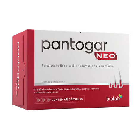 Suplemento Capilar Pantogar Neo 60 Cápsulas Suplemento Capilar Pantogar Neo 60 Cápsulas