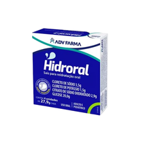 Sais para Reidratação Oral Hidroral Sabor Tradicional 4 unidades de 27,9g cada Sais para Reidratação Oral Hidroral Sabor Tradicional 4 unidades de 27,9g cada