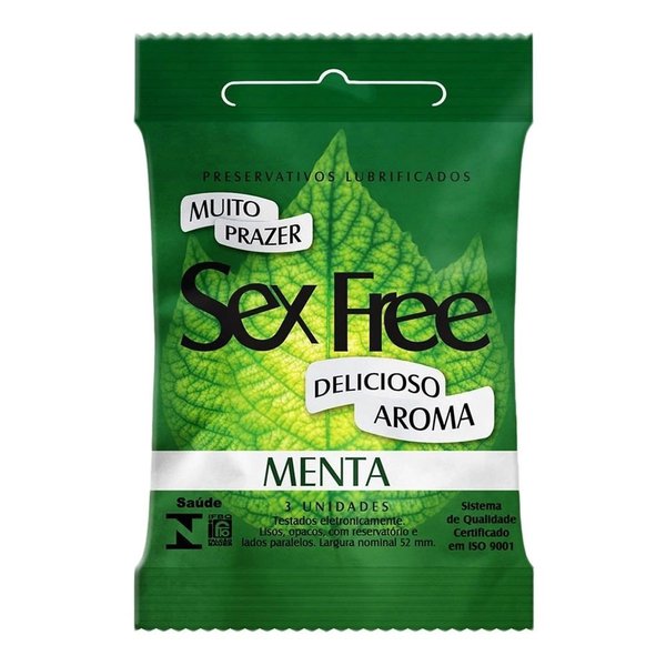 Preservativo Sex Free Menta Un Aproveite Os Produtos Da Drogaria