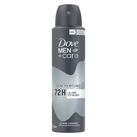 Desodorante Antitranspirante Aerosol Dove Men+Care Sem Perfume 150ml Desodorante Antitranspirante Aerosol Dove Men+Care Sem Perfume 150ml