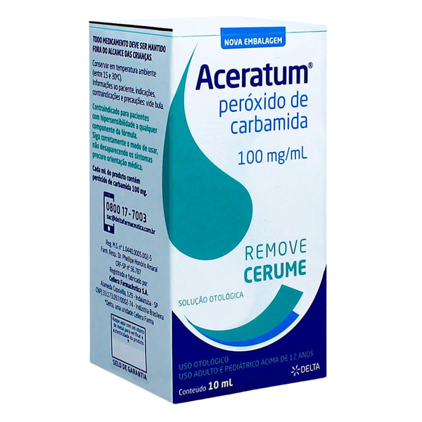 Aceratum 100mg/ml Solução Otológica 10ml Aceratum 100mg/ml Solução Otológica 10ml