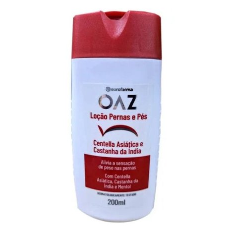 Loção Hidratante OAZ Eurofarma Pernas e Pés 200ml Loção Hidratante OAZ Eurofarma Pernas e Pés 200ml