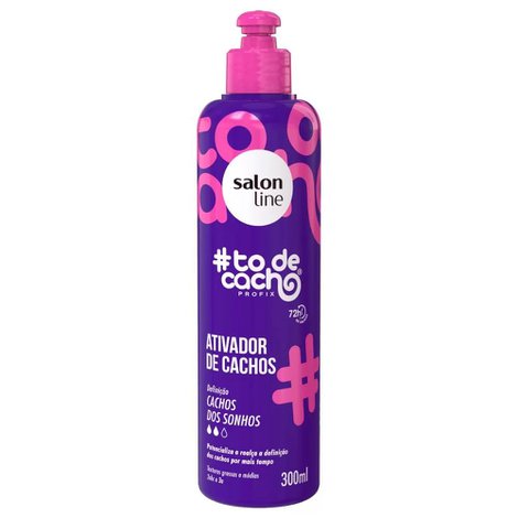 Creme Ativador de Cachos Salon Line Cachos dos sonhos 300ml Creme Ativador de Cachos Salon Line Cachos dos sonhos 300ml