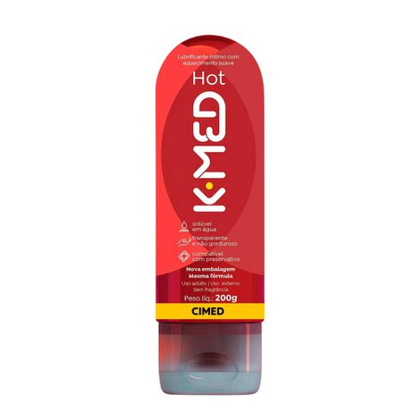 Lubrificante Íntimo K-Med Gel Hot 200ml Lubrificante Íntimo K-Med Gel Hot 200ml