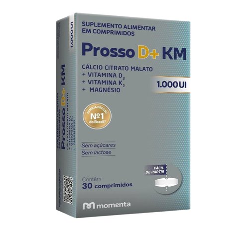 Prosso D+ KM 1.000UI 30 comprimidos Prosso D+ KM 1.000UI 30 comprimidos