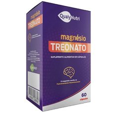 Magnésio Treonato QualyNutri caixa com 60 cápsulas Magnésio Treonato QualyNutri caixa com 60 cápsulas
