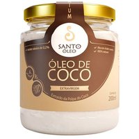 Óleo de Coco Santo Óleo extravirgem, pote com 200mL Óleo de Coco Santo Óleo extravirgem, pote com 200mL