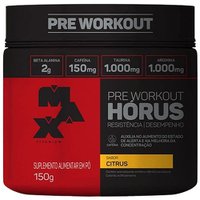 Pré-treino Max Titanium Hórus citrus, pote com 150g Pré-treino Max Titanium Hórus citrus, pote com 150g