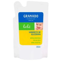 Sabonete de Glicerina Granado Bebê tradicional, refil, líquido 250mL Sabonete de Glicerina Granado Bebê tradicional, refil, líquido 250mL