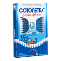 Hastes Flexíveis Johnson & Johnson Cotonetes 75 unidades Hastes Flexíveis Johnson & Johnson Cotonetes 75 unidades