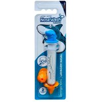 Seringa Infantil para Lavagem Nasal Agaplastic NoseWash 6+ meses, tubarão capacidade de 10mL + adaptador, sortido com 2 unidades Seringa Infantil para Lavagem Nasal Agaplastic NoseWash 6+ meses, tubarão capacidade de 10mL + adaptador, sortido com 2 unidades