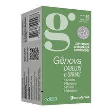 Gênova Cabelos e Unhas Eurofarma 60 comprimidos Gênova Cabelos e Unhas Eurofarma 60 comprimidos