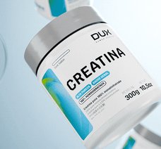 Creatina Monohidratada Dux Nutrition sem sabor, pote com 300g Creatina Monohidratada Dux Nutrition sem sabor, pote com 300g