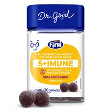 Polivitamínico Dr. Good 5+ Imune Sabor Uva 30 Gomas Polivitamínico Dr. Good 5+ Imune Sabor Uva 30 Gomas
