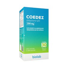 Coedez Q10 200mg Biolab com 30 Cápsulas Coedez Q10 200mg Biolab com 30 Cápsulas