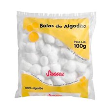 Algodão Bola Sussex Branco 100g Algodão Bola Sussex Branco 100g