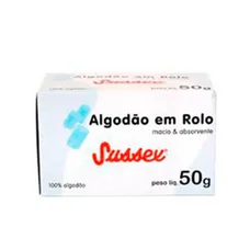 Algodão Sussex Caixa 50g Algodão Sussex Caixa 50g