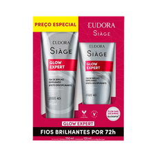 Kit Eudora Siáge Eudora Glow Expert Shampoo (250mL) + Condicionador (200mL) Kit Eudora Siáge Eudora Glow Expert Shampoo (250mL) + Condicionador (200mL)