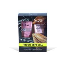 Kit Eudora Siáge Nutri Rose Shampoo (250mL) + Condicionador (200mL) Kit Eudora Siáge Nutri Rose Shampoo (250mL) + Condicionador (200mL)