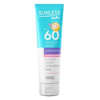 Protetor Solar Infantil Facial e Corporal Sunless Baby FPS 60, bisnaga com 120g Protetor Solar Infantil Facial e Corporal Sunless Baby FPS 60, bisnaga com 120g