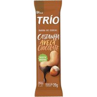 Barra de Cereal Trio chocolate, avelã e castanha 25g Barra de Cereal Trio chocolate, avelã e castanha 25g