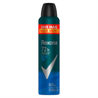 Desodorante Antitranspirante Rexona Men Active Dry aerossol 250mL Desodorante Antitranspirante Rexona Men Active Dry aerossol 250mL