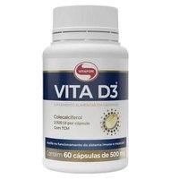 Vita D3 Vitafor frasco com 60 cápsulas Vita D3 Vitafor frasco com 60 cápsulas