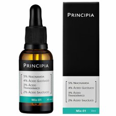 Sérum Mix-01 Principia 5% Niacinamida + 4% Glicólico + 3% Tranexâmico + 2% Salicílico Sérum Mix-01 Principia 5% Niacinamida + 4% Glicólico + 3% Tranexâmico + 2% Salicílico